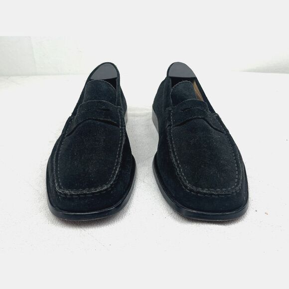 TODS Black Leather Suede Slip On Loafer Shoes   Mens Size 8.5 main image 10